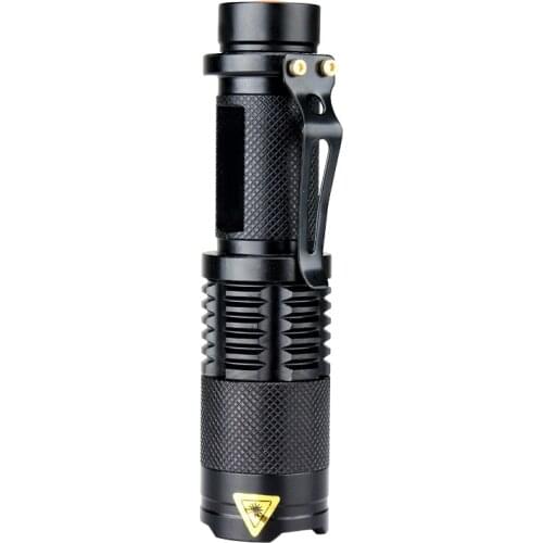 Powerful LED Flashlight 3 Modes T6 Camping Tactical LED Flashlight Torch 18650 Battery (not included) Adjustable Focus Outdoor