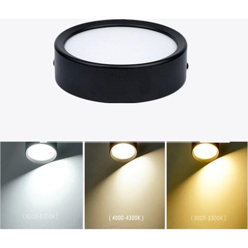 220 V ultra thin anti glare LED surface mounted ceiling mounted 3W 5W 7W 9W 12W 15W downlight for home / Office scenes