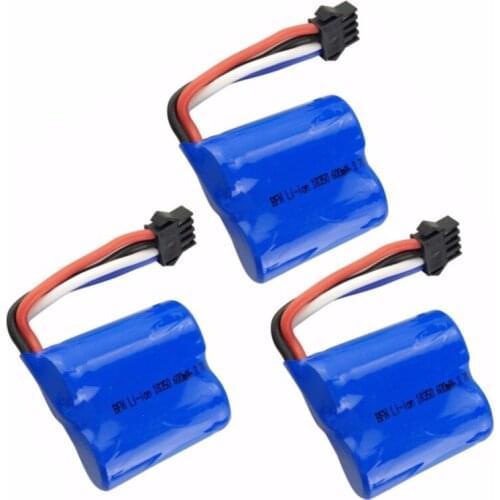 UDI001 UDI008 With 3 PCS 3.7V 600mah lithium Battery Remote Control Ship Spare Parts Remote Control Boat lithium Battery