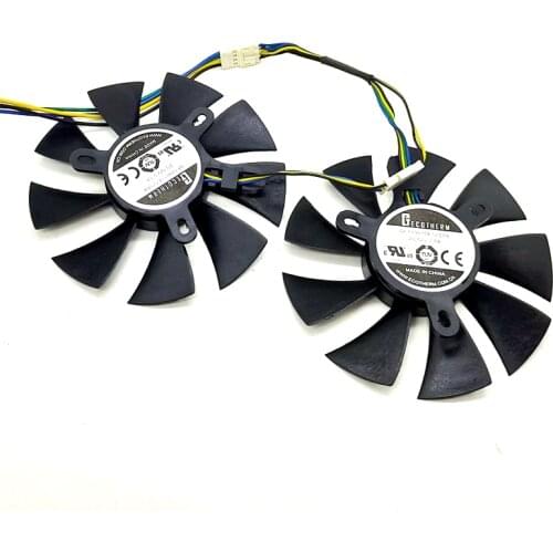 For Zotac GTX1070 MINI Graphics Card Cooling Fan 2pcs/Lot GA91S2H GFY09010E12SPA 42*42*42mm 4Pin 86mm VGA Fan