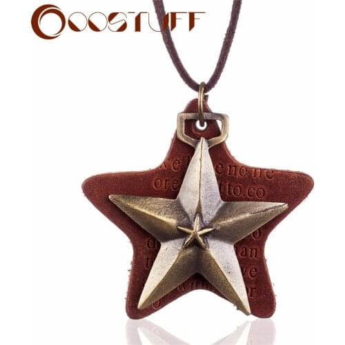 Vintage Star Necklaces Jewelry for Women Long Rope Chains Suspension Statement necklaces & pendants Choker Jewellery Wholesale