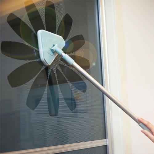 YOREDE Telescopic Kitchen Bathroom Cleaning Brush Glass Wiper For Wash Windows Sponge Bathtub Brush Household Cleaning Products