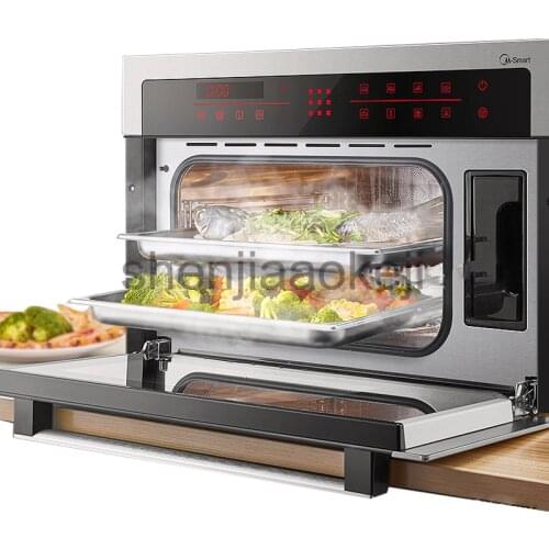 1pc Household Embedded Oven Electric Steamer Smart Pizza Oven Cake Roasted Chicken Cooker Commercial Use Kitchen Baking Machine