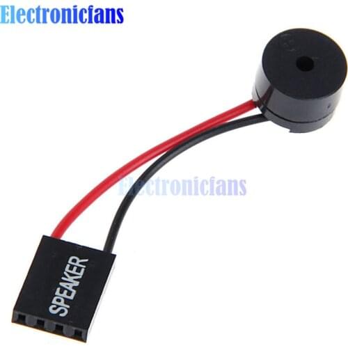 10PCS Mini Plug Speaker For PC Interanal BIOS Computer Motherboard Mini Onboard Case Buzzer Board Beep Alarm