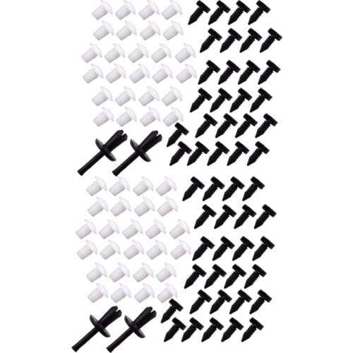 104Pcs/Set Car Door Card Trim Clips Fit for Land Rover Defender Accessorie