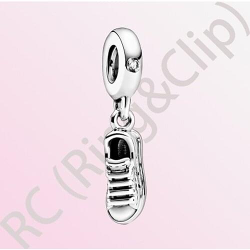 2020 New Arrival S925 Sterling Silver Beads Sneaker Shoe Dangle Charms fit Original Pandora Bracelets Women DIY Jewelry