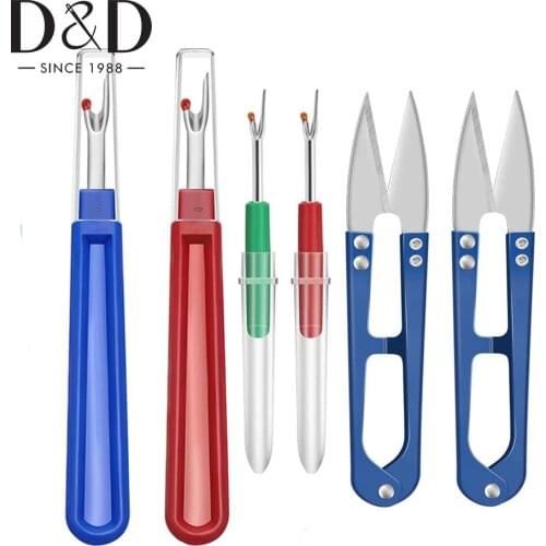 3pcs Thread Cutter Seam Ripper Stitch Sewing Accessories Kits Stainless Steel Yarn Cutter DIY Needlework Sewing Accessories
