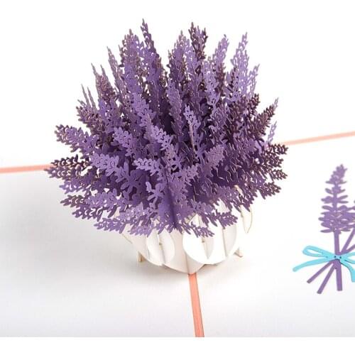 3D Pop-Up Cards Flowers Birthday Card Anniversary Gifts Postcard Maple Cherry Tree Wedding Invitations Greeting Cards