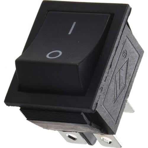 AC 250V 16A 4 Pin ON/OFF I/O 2 Position DPST Snap in Boat Rocker Switch 28x21mm
