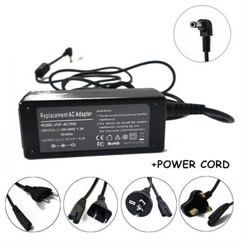 10.5V AC Adapter Laptop Power Charger For Caderno Sony Vaio Duo 10 11 13 Touch Ultrabook VGP-AC10V9 VGP-AC10V10 PA-1450-05SP