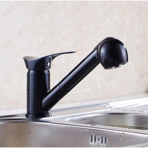 Free shipping Long mouth solid brass kitchen sink faucet with single handle kitchen faucet and bathroom basin sink water faucets