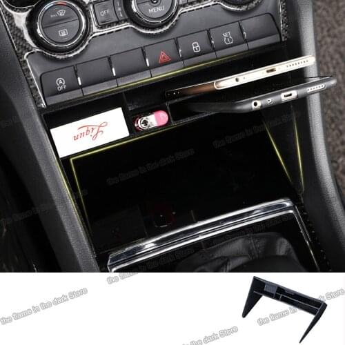 For Skoda Kodiaq Car Central Control Storage Plate Box Interior Accessories 2016 2017 2018 2019 2020 2021 gt rs sportline auto