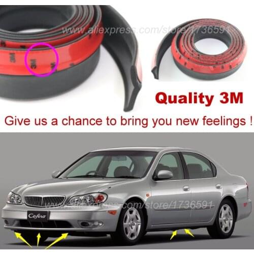 Bumper Lip Deflector Lips For Nissan Cefiro A33 J31 J32 L33 / Front Spoiler Skirt For Auto to Car Tuning View / Body Kit / Strip