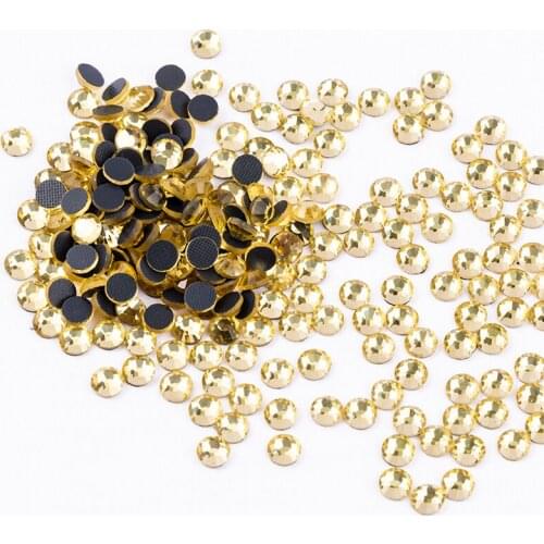 Hot Fix Rhinestones High Quality Jonquil SS4-30 1440pcs Crystal Super Glitter Cabochons Flatback Iron On for Cloth Decoration
