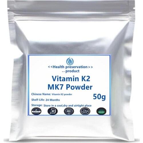 Hot sale Vitamin K2 MK7 Powder Nutritional Supplement body Menaquinone-7 free shipping