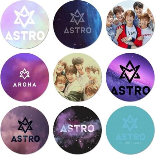 KPOP ASTRO B.A.P Day6 Badge Brooch Pin Accessories For Clothes Backpack Decoration gift 58mm