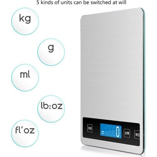 Food Scale 33lb/15Kg Digital Kitchen Scale Compatible with Food Ounces & Grams Cooking Baking USB Rechargeable