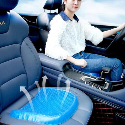 Honeycomb Elastic Gel cushion Car Seat cushion Summer Breathable Massage Seat Pad Health Care Pain Chair Cushion