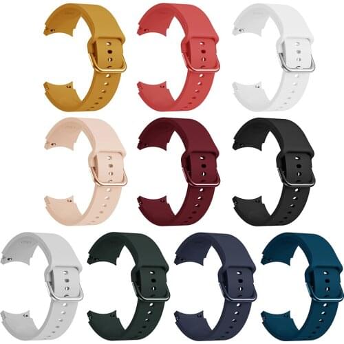 Strap For Samsung Galaxy Watch 4 classic 46mm 42mm smartwatch Silicone Ridge Sport Bracelet Galaxy Watch 4 44mm 40mm band HOT