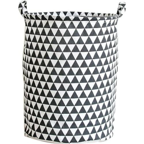 Large Laundry Basket Toy Storage Picnic Basket Box Cotton Washing Clothes Box Baby Organizer Bin Underwear Toy Storage Basket
