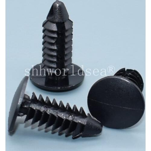 Shhworldsea 100PCS Radiator Grille Sight Shield Retainer for Dodge Caravan & for Plymouth Voyager 1993-On Plastic Fastener Clip