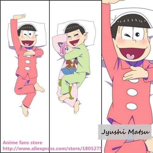 Cute Anime Osomatsu-san Jyushi Matsu Japanese Pillowcase Pillow Case Cover decorative Hugging Body Bedding