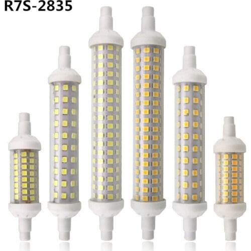 R7s LED COB Lamp 220V 78mm 118mm 135mm Dimmable Lamp Bulb SMD 2835 Replace Halogen Light LED Spotlight R7S Bulb