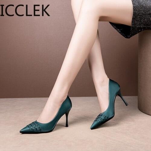 High Heels Sexy Wedding Shoes Stiletto Shoes Pointed Toe Large Size Lady Sexy Pumps Summer Dress Shoes