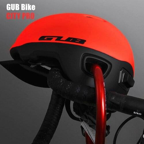 GUB CITY PRO Ultralight Cycling Helmet Integrally-molded Bike Fixed Safe Cap Men Women Bicycle Helmet 54-58cm