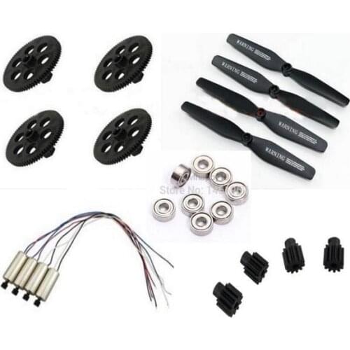 Visuo Xs809hw Xs809w Xs809 Rc Drone Quadrocopter Spare Parts Engines motor blade Main gear Propeller Guard Ring Upgrade Bearing