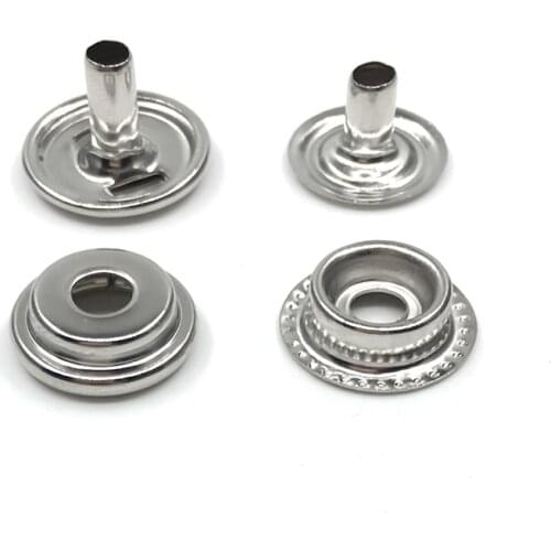 15mm Metal snap Fastener Buttons Wallet Rivet clasp 9mm thickness Jacket Childrens clothing button Jeans Collar Belt buckle