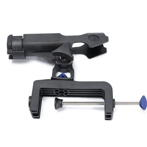 39mm Dia Stainless Steel Adjustable Rotatable Fishing Rod Fence Mount Holder Bracket For Boat Yacht Kayaking Tackle Tool