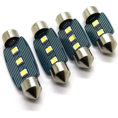 C5W led C10W Bulb Car Interior light Festoon 31mm 36mm 39mm 41mm SMD 3030 COB Reading Dome Lamp 6000K White Canbus Error Free