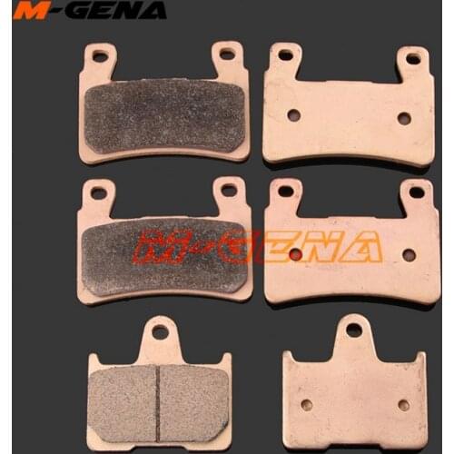 Motorcycle metal sintering brake pads For VTEC CB400 1999 2000 2001 2002 2003 99 00 01 02 03