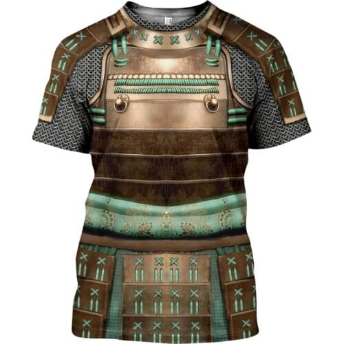 New Cosplay 3D Printed Knight Medieval Armor Men t shirt Knights Templar Harajuku Fashion Tee shirt summer Casual Unisex tees
