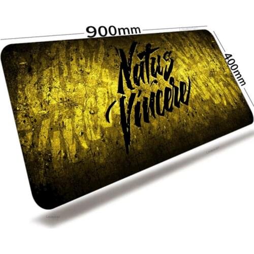 Navi Natus Vincere Mousepad Gaming PC Gamer Mat Computer Desk tapis souris Keyboard Large XL Play Mouse Pad Locked Edge Carpet