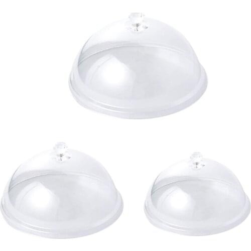 Food Cover Clear Dome Guard Cover for Food Plate Dish Use Dust Anti Fly Covers