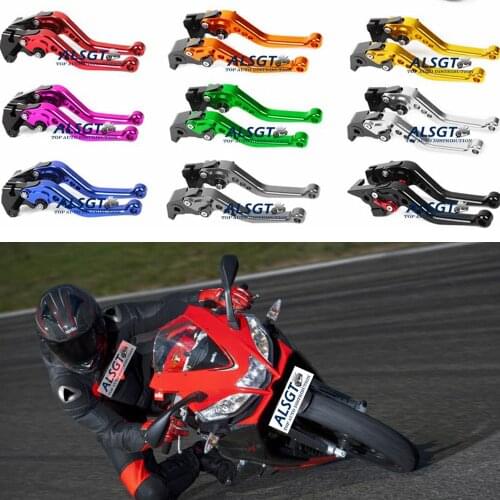 20 Pairs Motorcycle Accessories Short/ Long Clutch Brake Levers For Kawasaki Z750 2004 2005 2006 CNC Adjustable 2 Style 10 Color