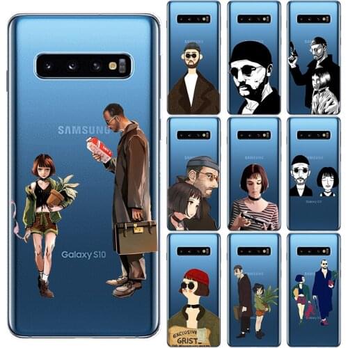 Cute Leon Matilda Soft TPU Case Cover For Samsung Galaxy S20 Ultra 5G S10E S8 S9 S10 Plus Lite S6 S7 Edge Silicone Phone Cases