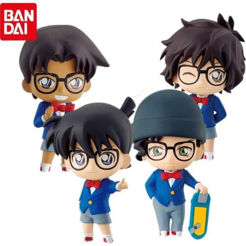 Bandai Genuine Gacha Conan Edogawa Molding Doll Jimmy Kudo Hattori Heiji Akai Shuichi Sera Masumi Action Figure CANDY TOYS