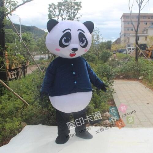 Panda Bear Mascot Costume Adult Character Mascot Cartoon Character Mascot