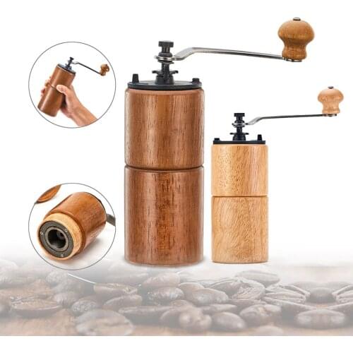 Hand Grinder Manual Coffee Grinder Stainless Steel Cafe Machine Hand Coffee Bean Grinder Ceramic Grinding Core Washable Grinder