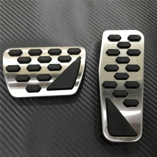 TTCR-II Aluminum alloy Car Styling Accelerator Gas Pedal Brake Pedal Cover AT For Jeep Wrangler 2018 2019 Automotive Refit Pad
