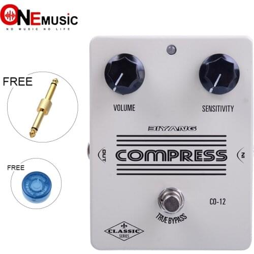 Biyang CO-12 Compressor Sensitivity Electric Guitar Effect Pedal True Bypass Design