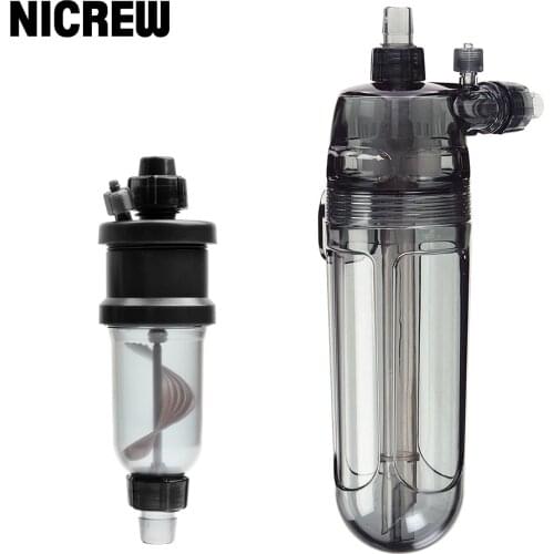 NICREW Aquarium CO2 Diffuser External Atomizer External Turbo Super Reactor DIY CO2 for Aquarium Plants Fish Tank Accessories