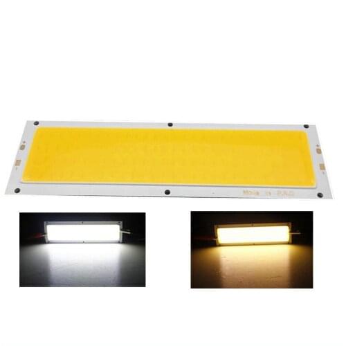 120mmx36mm Warm White Pure White COB LED Strip Lamp Lights Bulb 10W 1000LM Super Bright 12V - 24V For DIY High Quality