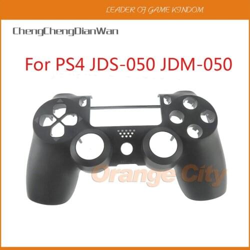 2pcs For PS4 jds-050 jdm-050 Replacement front back shell cover Matte Faceplate bottom case repair for PS4 newest Version