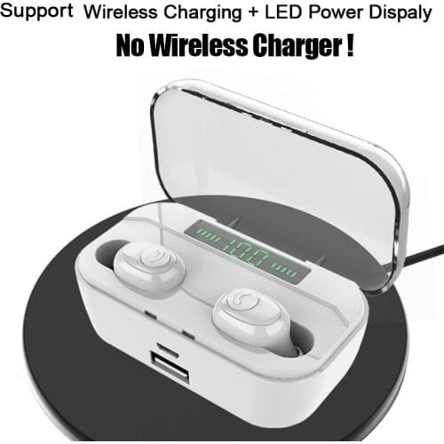3500 MAH G6S TWS Wireless Bluetooth 5.0 Earphone Led Power Display HiFi Headphoes CVC8.0 DSP Noise Reduce Sport Headset With Mic