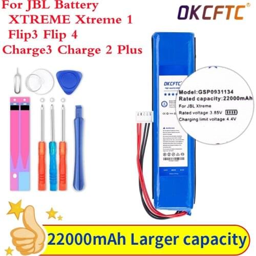 OKCFTC Battery for JBL Speaker Flip3 Flip 4 XTREME Charge3 Charge 2 Plus Charge 2+ charge 3 2015 JBL Xtreme 1 Speaker Batteries