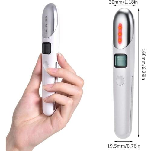 Ems Trillingen Ogen Massage Rood Licht Therapie Anti Rimpels Verwijderen Donkere Cirkel Anti Aging Eye Care Hot Massager Beauty